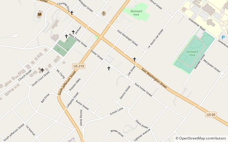 John Wesley Methodist Church location map