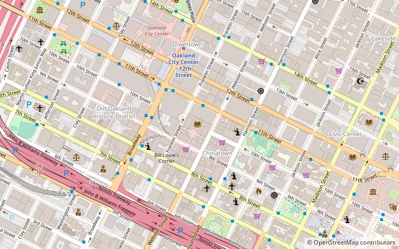 Oakland Asian Cultural Center location map