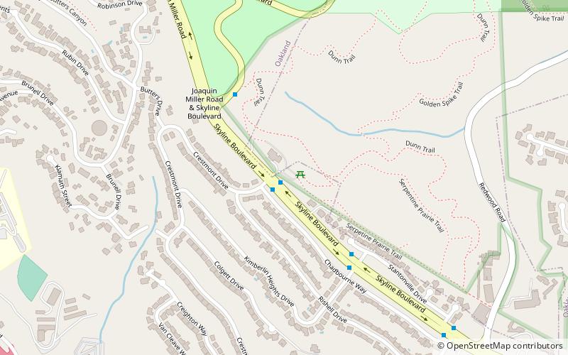 Park Regionalny The Skyline Serpentine Prairie in Redwood location map