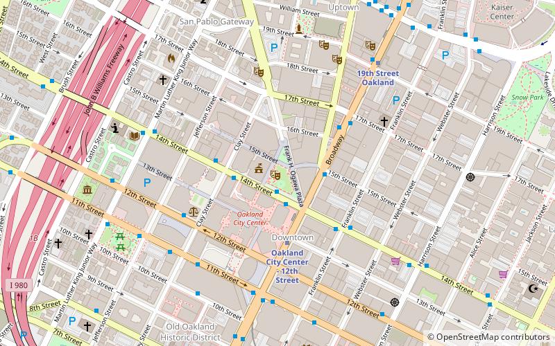 Frank H. Ogawa Plaza location map