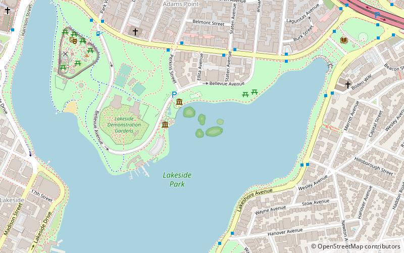 Rotary Nature Center and Lake Merritt Wildlife Refuge location map