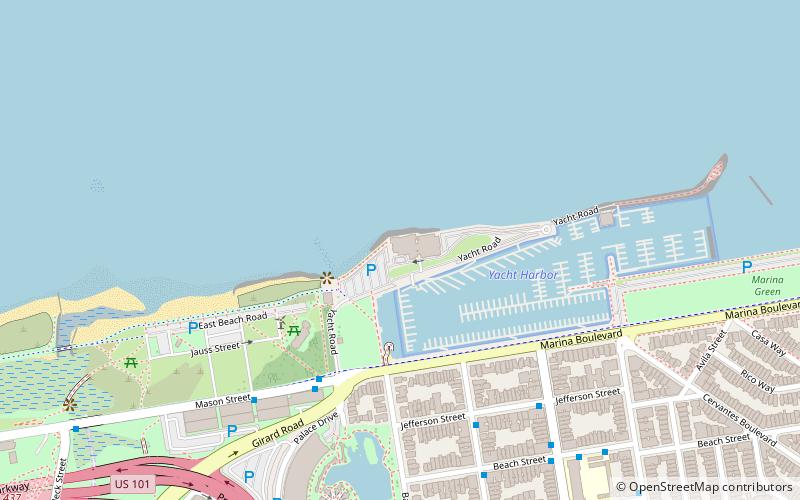 St. Francis Yacht Club location map