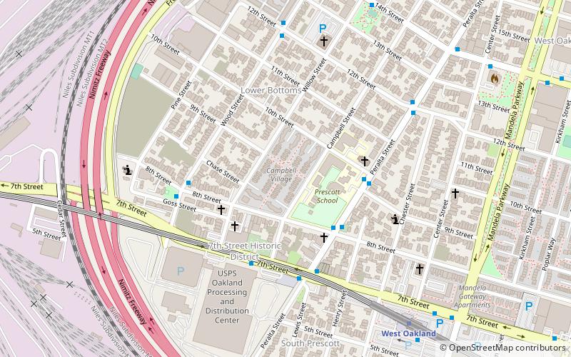 campbell village oakland location map