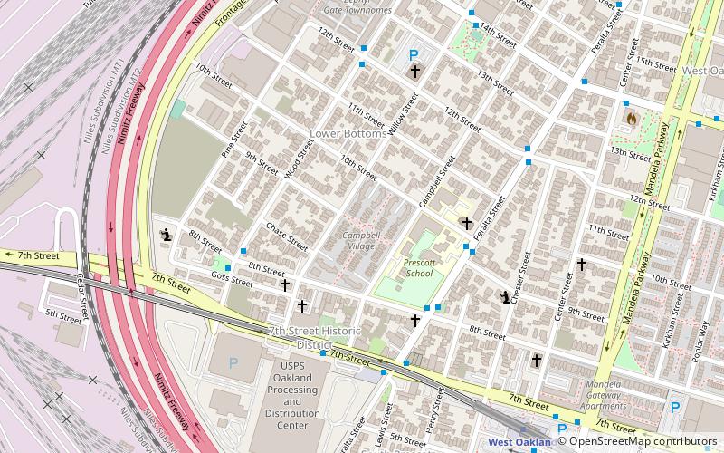 Campbell Village Court location map