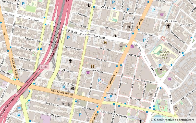 25th Street Recording location map
