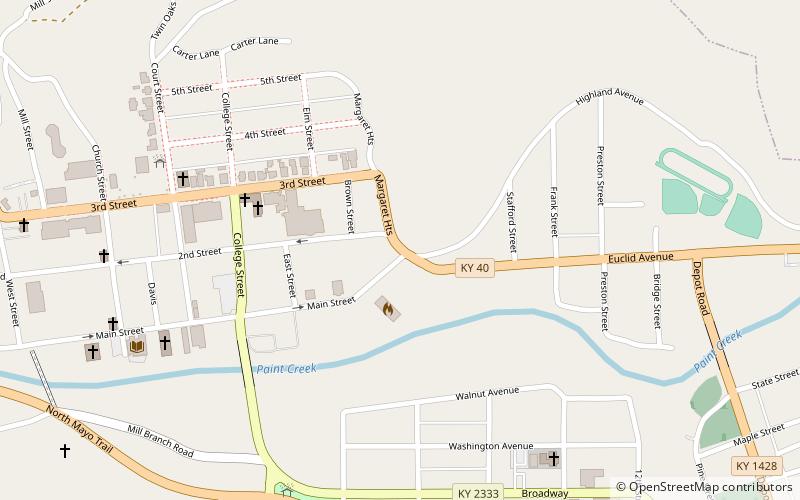 Paintsville City Hall location map