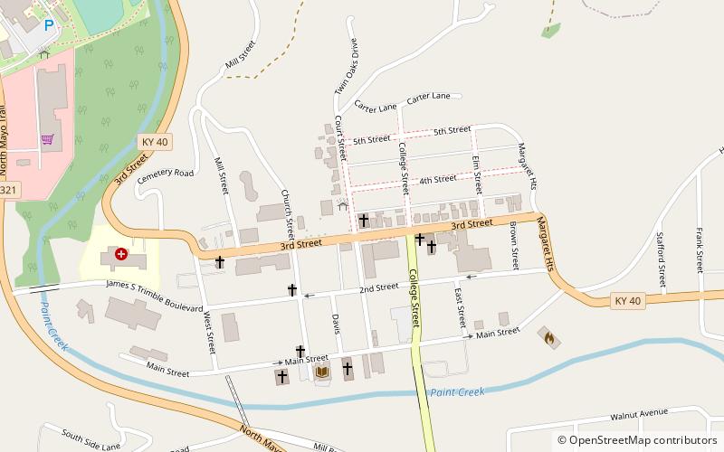 Mayo Memorial United Methodist Church location map