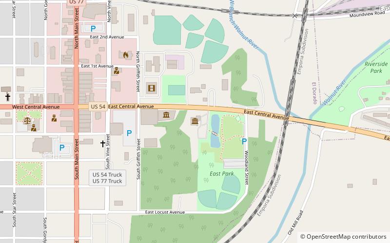 Kansas Oil Museum location map