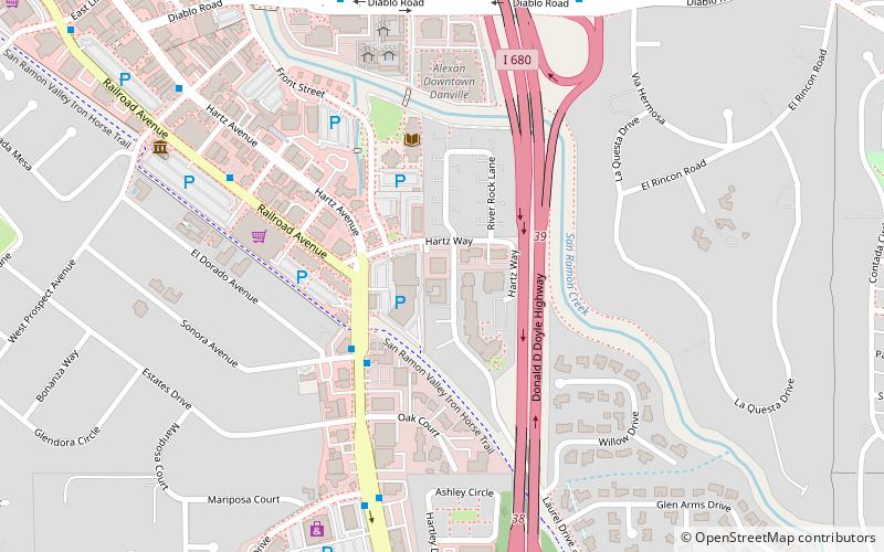 Danville Library location map