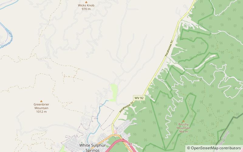 Oakhurst Links location map