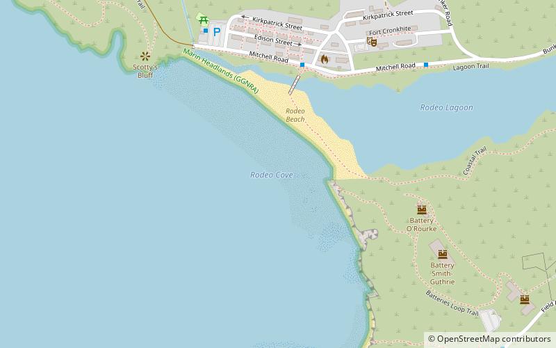 Rodeo Beach location map