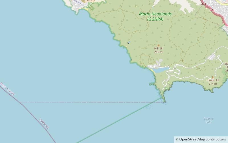 bonita channel sausalito location map