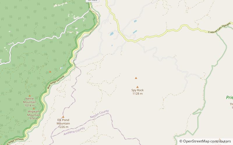 Maintop Mountain location map