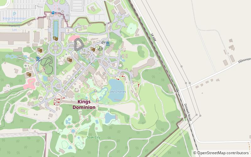 Anaconda Roller Coaster location map