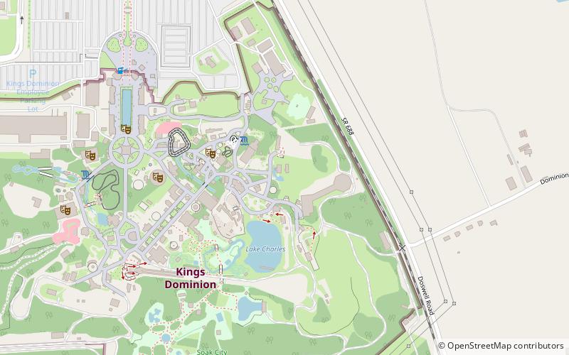 Volcano, The Blast Coaster location map