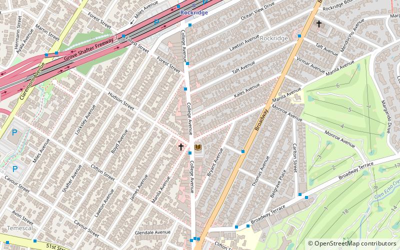 Rockridge Market Hall location map