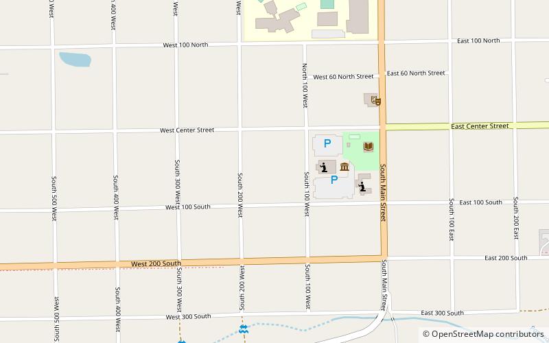 Parowan Meetinghouse location map