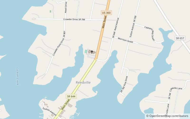 Reedville Fishermen's Museum location map
