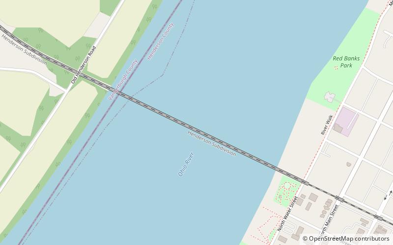 Henderson Bridge location map