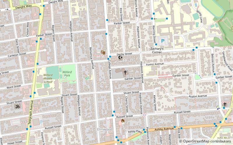 Berkeley Playhouse location map
