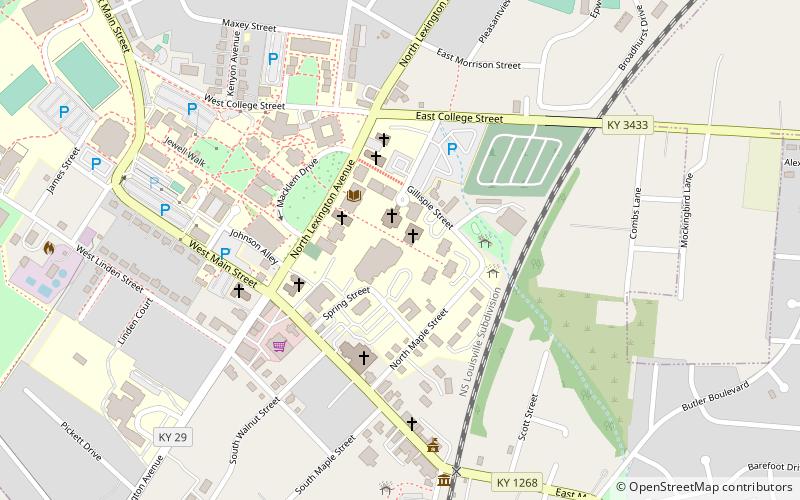 Asbury Theological Seminary location map