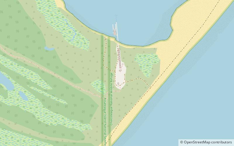 Assateague Beach Coast Guard Station location map