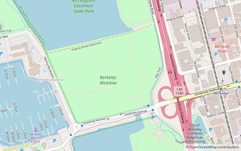 park stanowy mclaughlin eastshore berkeley location map