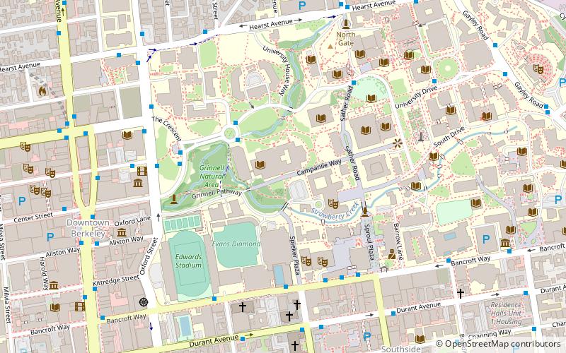 Museum of Vertebrate Zoology location map