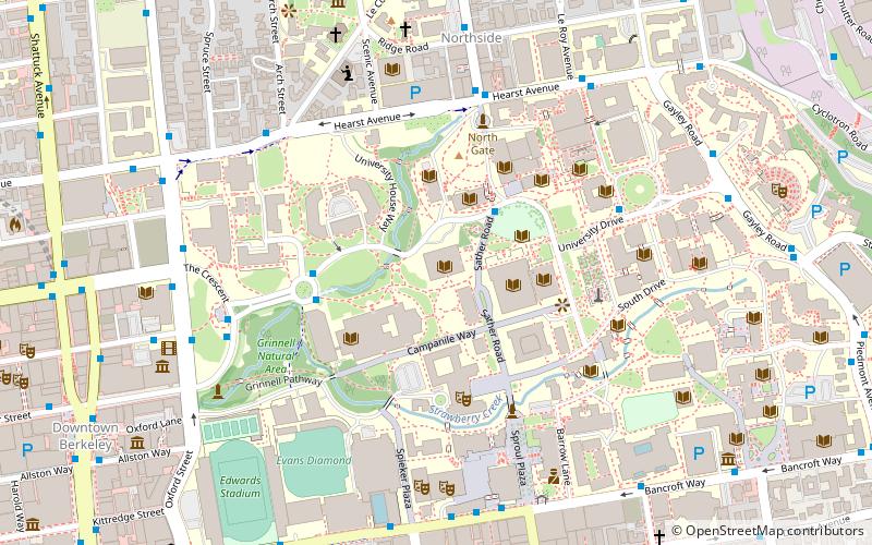 Biblioteca Moffitt location map