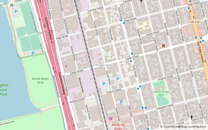 West Berkeley location map