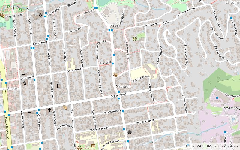 maybeck recital hall berkeley location map