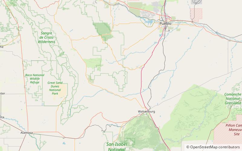 Greenhorn Mountain location map