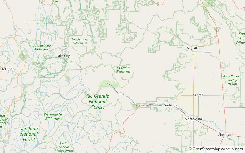 Wheeler Geologic Area location map