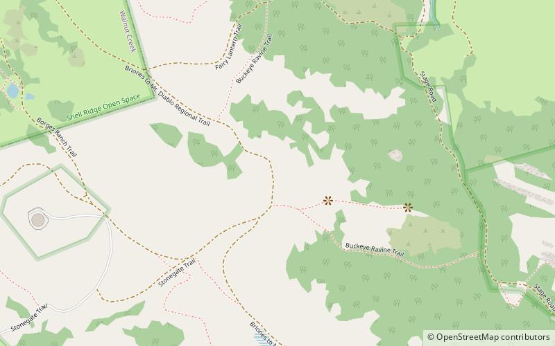 Diablo Foothills Regional Park location map