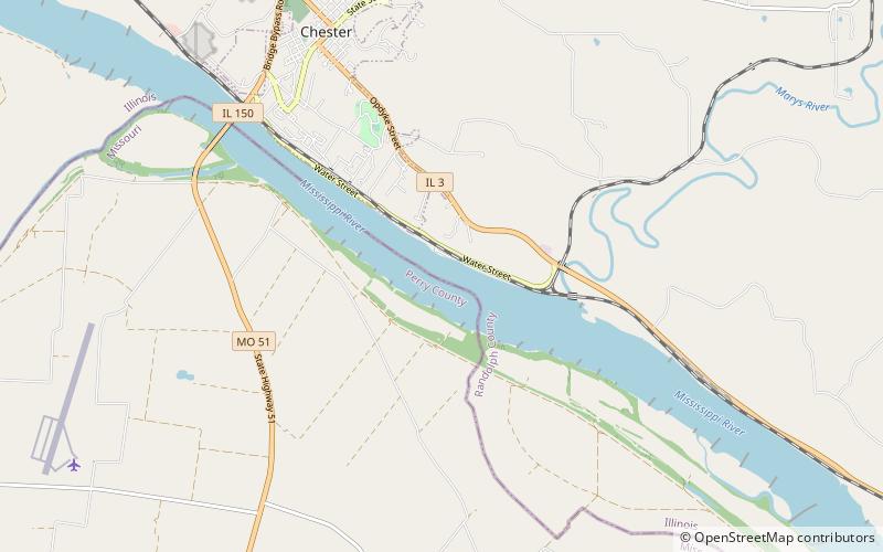 Turkey Bluffs State Fish and Wildlife Area location map