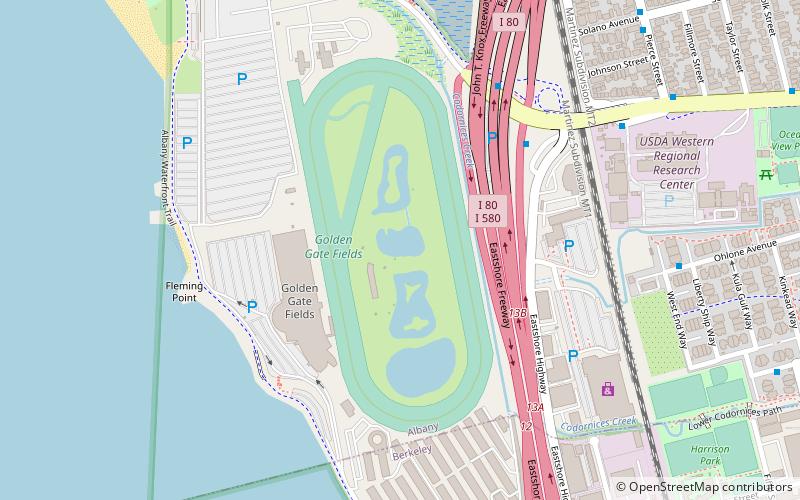 Golden Gate Fields location map