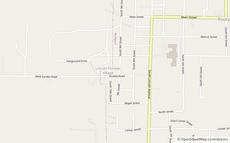 Lincoln Pioneer Village location map