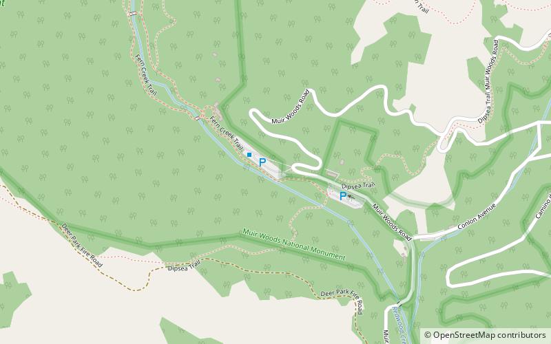 Muir Woods location map