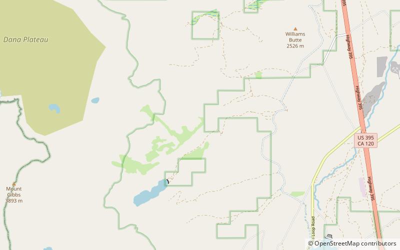 bohler canyon bosque nacional de inyo location map