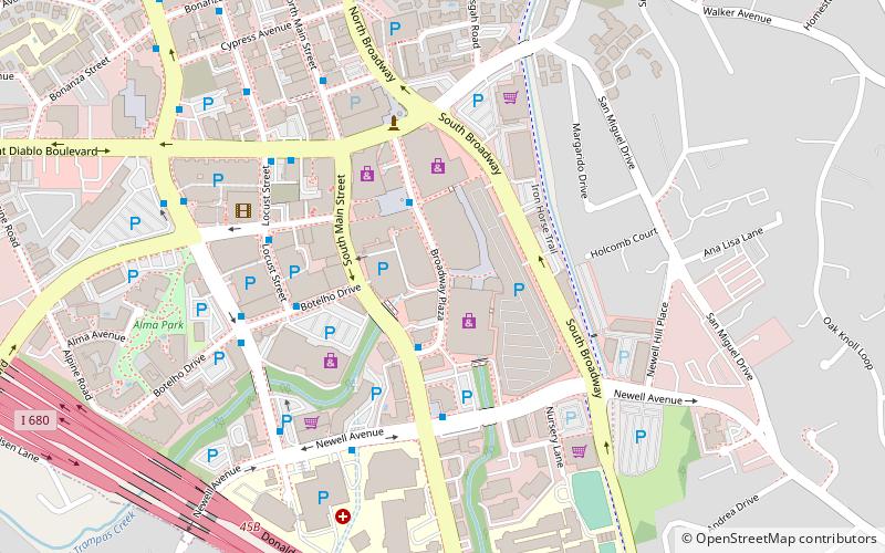 Broadway Plaza location map