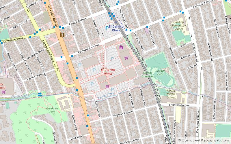 El Cerrito Plaza location map