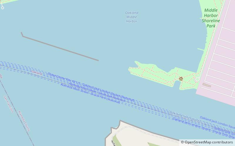 oakland long wharf location map