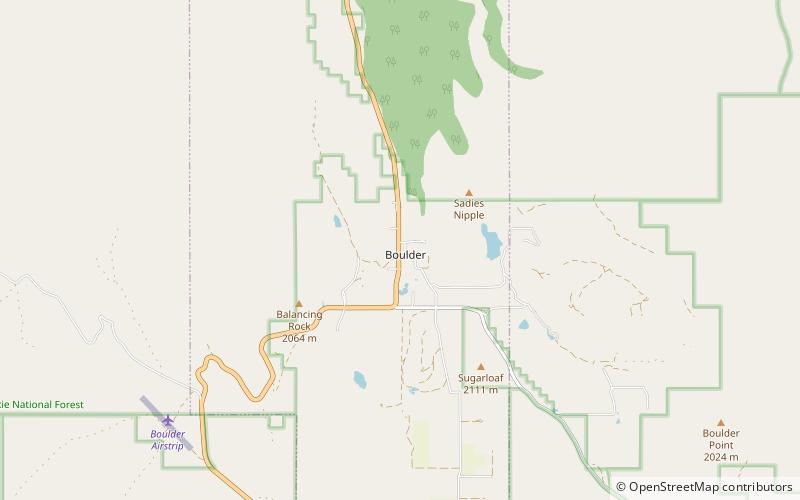Boulder Outdoor Survival School location map
