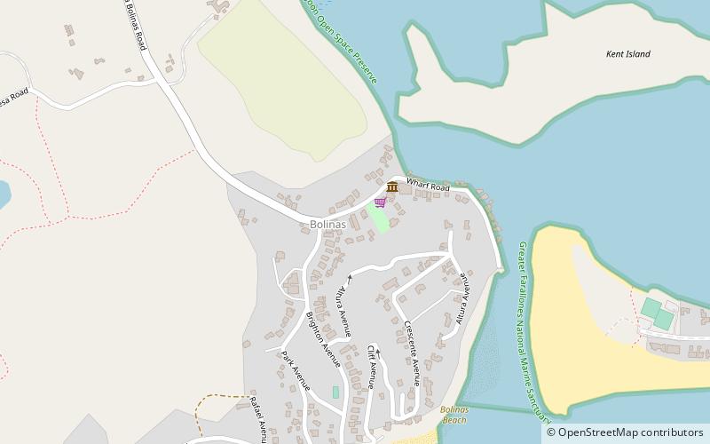jardin botanico de marin bolinas location map