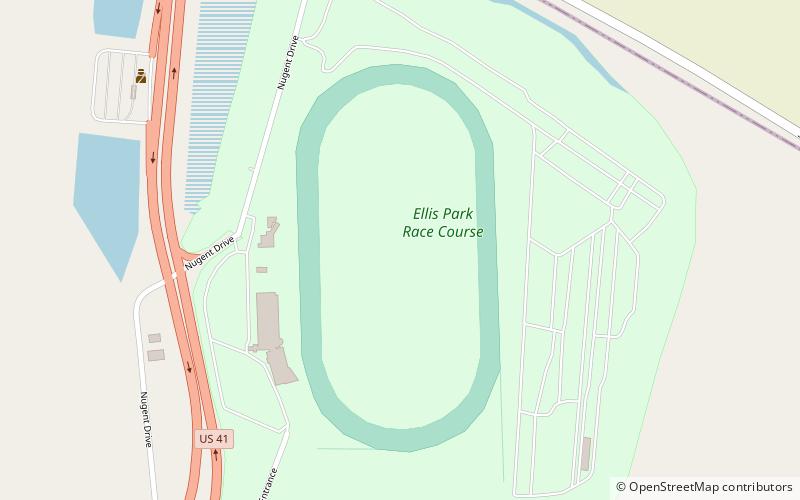 Ellis Park Race Course location map