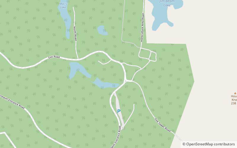 Bernheim Arboretum & Research Forest location map