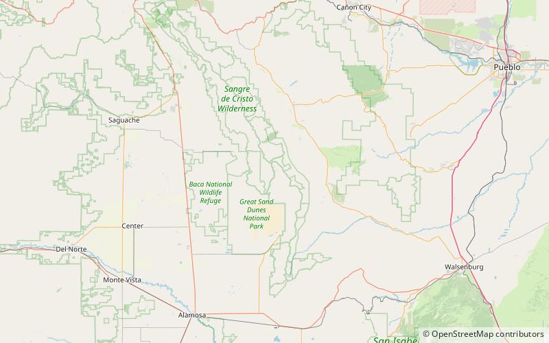 Tijeras Peak location map