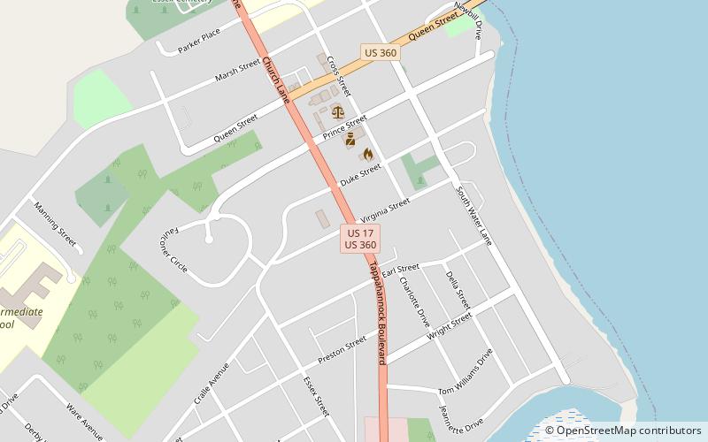 Tappahannock Historic District location map