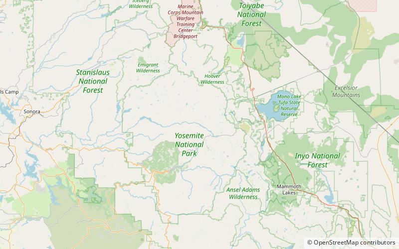Waterwheel Falls location map