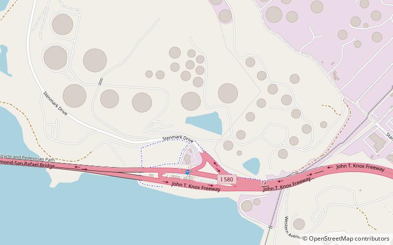 point potrero pond richmond location map